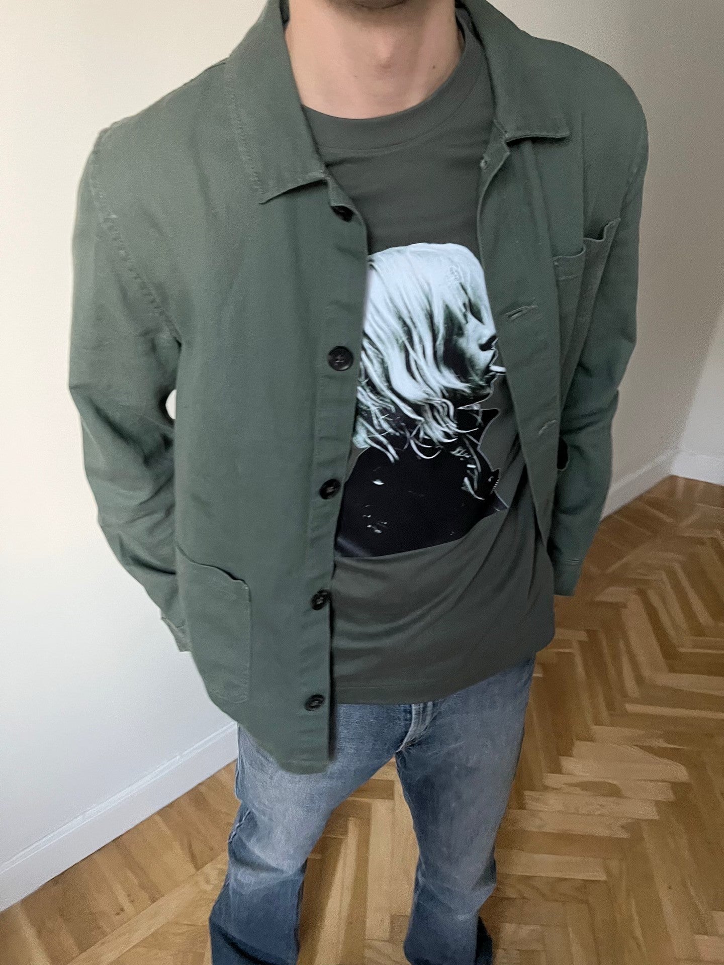 Smoking girl T-shirt